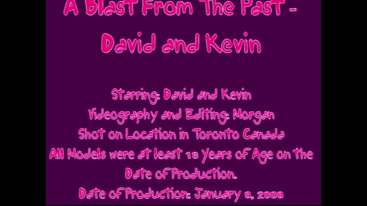 Een knaller uit het verleden - Kevin en David