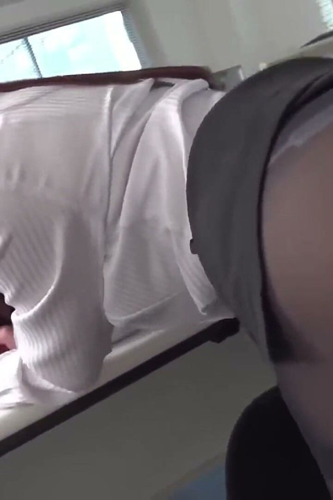 Black Pantyhose Boss - Her Teasing Panty Flash Turns Into Stress-relief Sex - Cut2