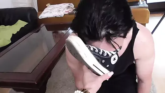Smell Fetish Chucks Domination! Inhale deeply – my stinky shoes