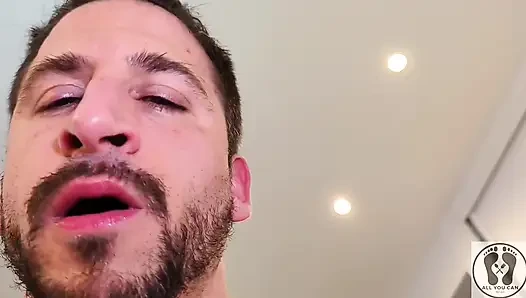POV weibliche muschi lecken, sex, sperma auf muschi von Alpha mann