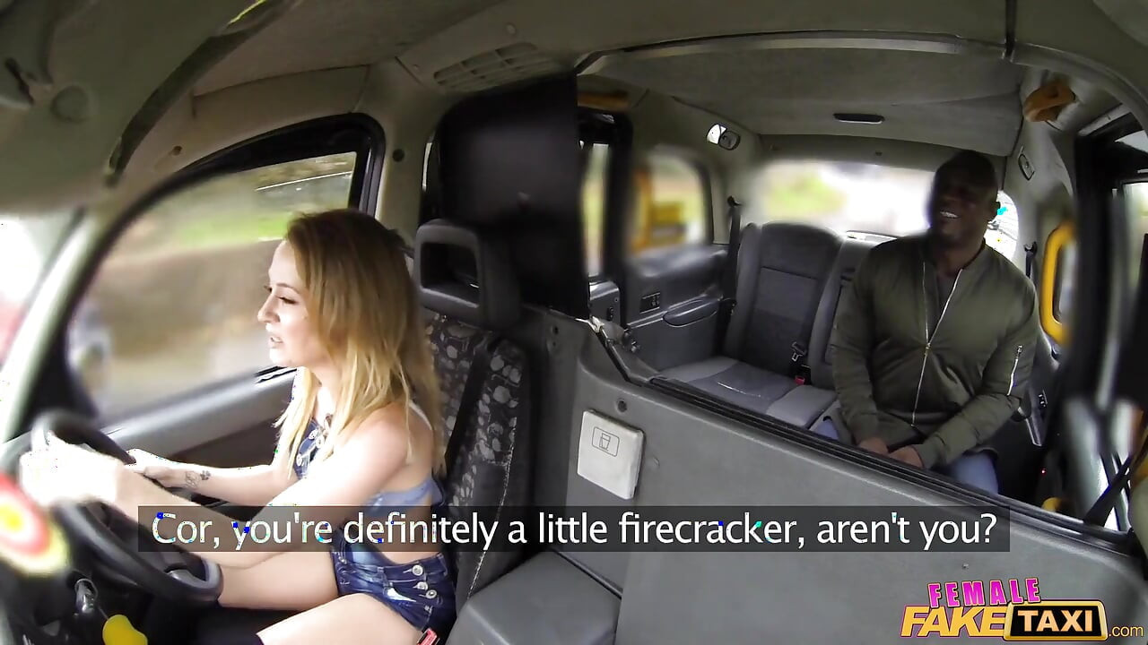 Female Fake Taxi - Sexy Minx Driver Rides Black Cock