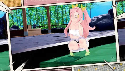 Aether lost in time 1 : Yixuan and Nicole (zenless zone zero) in hot spring !