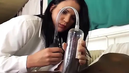 Horny Nurse Gets Anal Fucked Hard by New Patient.