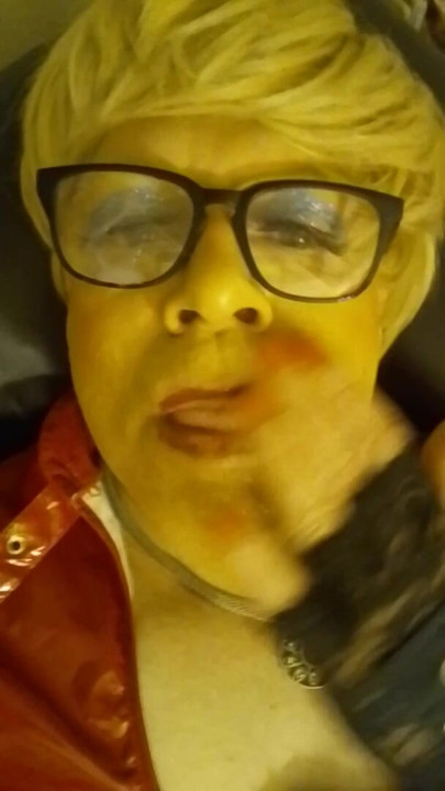 Sperm on the face