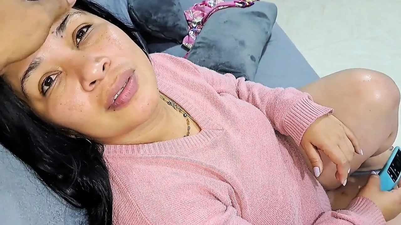I Touch My Stepmom's Tits and She Sucks My Cock. POV