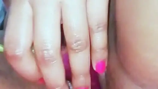 Enjoying Myself - Desi Dipa boudi fucking her pink pussy with Brinjal