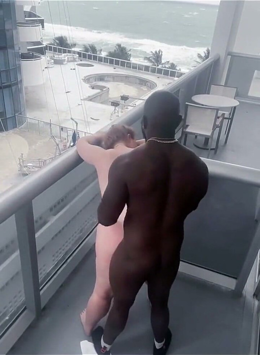 Miami Is Always Funn Check Out Some Balcony Action