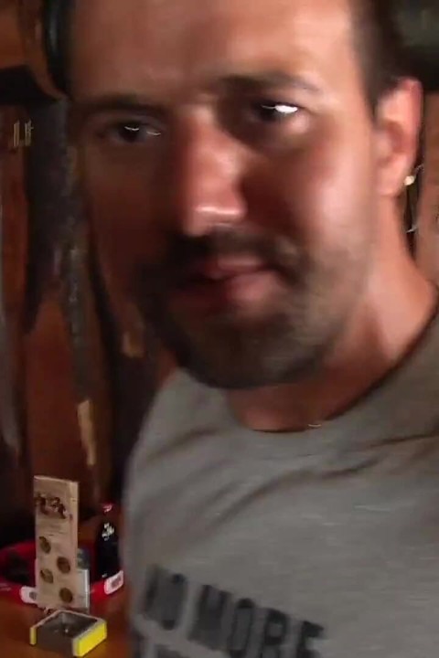 Old & Young - Busty Brunette Gets Fucked by Two Guys in Public, Watch Her Moan!