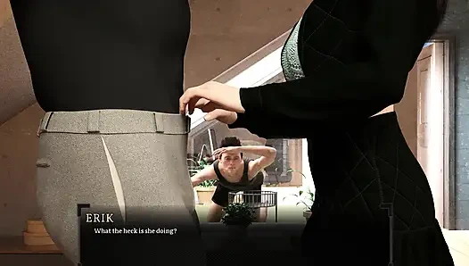 Asian Slut Wife Dominated by a Big Muscular Man in Front of Boyfriend