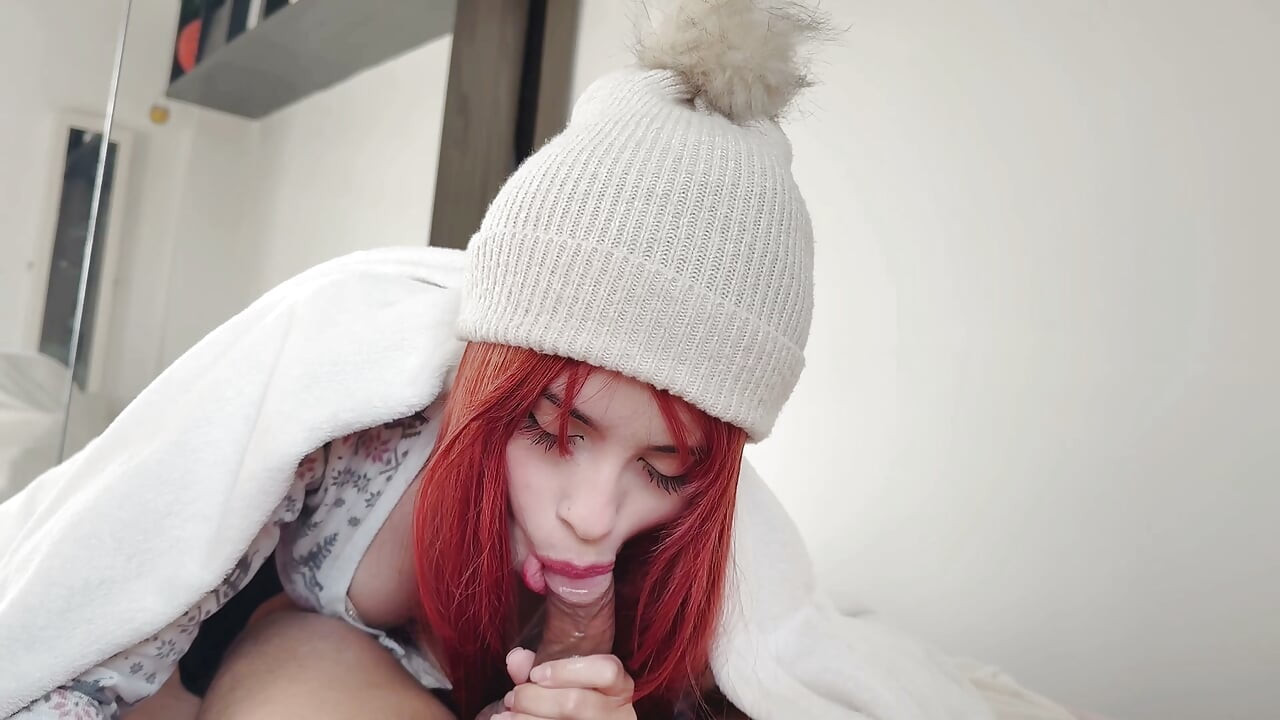 My red-haired stepsister gets very naughty under the covers