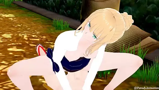 Get Fuck with SABER from Fate Series