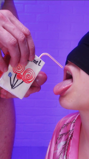 Must-see moment from "New EMOTIONAL TASTE GAME 2023 with DECEIVED girlfriend.She will understand the deception and take off"
