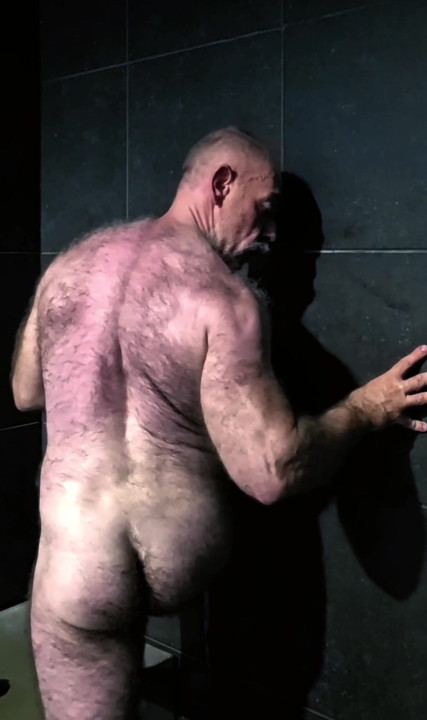 Flexing Hairy Muscle Bear