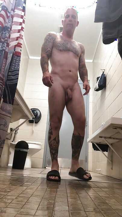 Criminaldick about to shower: want this??