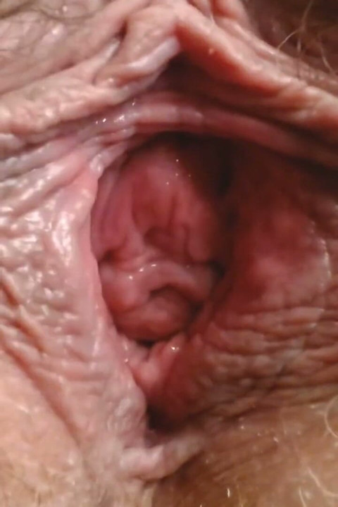 Wet Pussy Gaping Spreading Hairy Bush