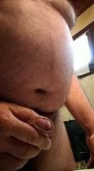 Chubby daddy cums