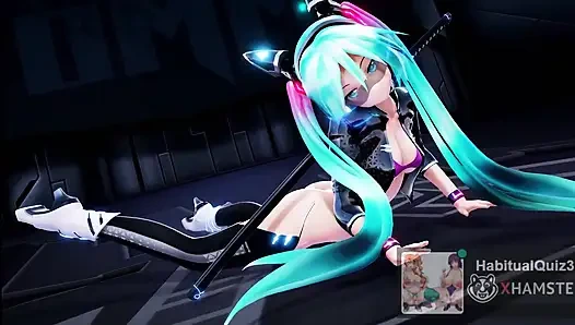 MMD R18 Экзотический танец Miku, Kancolle секс-танец хочет трахнуть жесткий анальный секс с неверной королевой милфы, 3D хентай