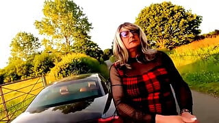 Amaterski crossdresser kellycd202 večernja vožnja