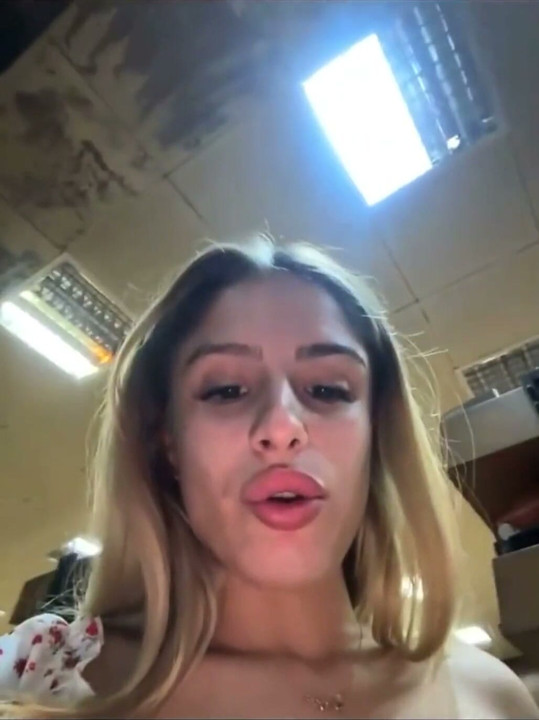 18 Year Old Italian Webcam Star Blonde Has Sex with Her University Professor in the Library for a Passing Grade