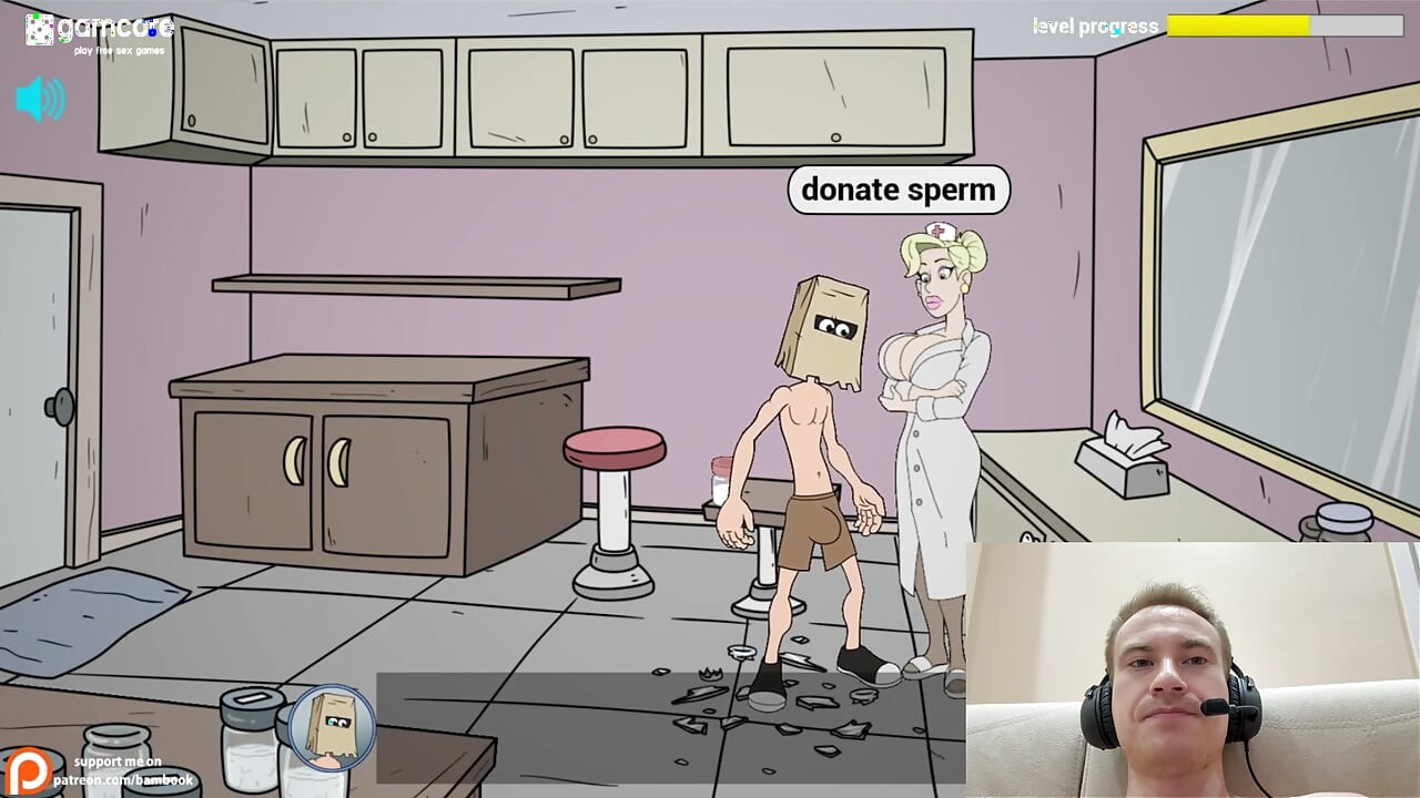 FuckerMen Hospital - Big Tits Nurse Sucks My Huge Cock  Adult Game Playthrough