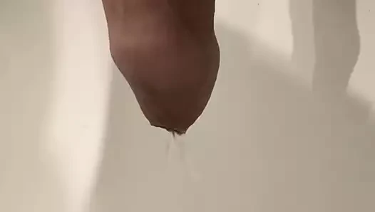 Muhteşem kesilmemiş horoz pissing