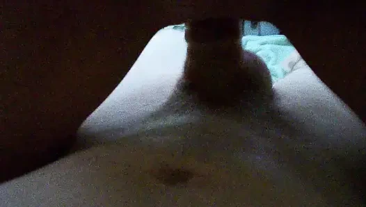 Third and final part of this throwback sex tape, jumped back on top and rode him, my big tits in his face til he cums inside me!