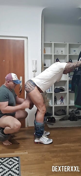 Roland with Huge Dick Visiting Me.quick Bare Fuck