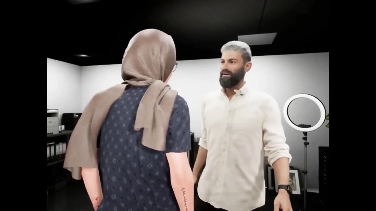 Muslim Hijab Girl Hard Fucked in Her Asshole