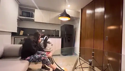 The Neighbor Always Playing at Wanting to Be a Lesbian