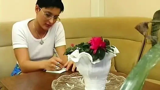 Housewife Willingly Waits for Her Husband