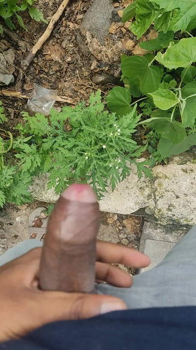 Masturbating in public place