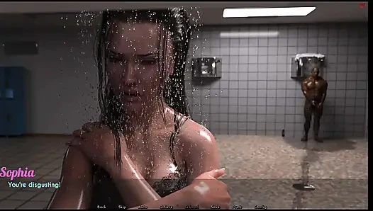 Dylan pengen mandi di mana sophia mandi di kamar mandi umum dia dientot kontol besar