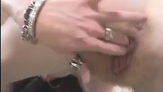 Hairy red headed MILF gets her pussy pounded by black stud