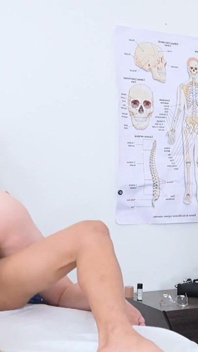 PART 2: MR. GARRISON COMES TO MY CLINIC BECAUSE HIS STEPSON HAS A LONG ERECTION, AND I LET HIM FUCK MY ASS TO HELP. | Clip 1