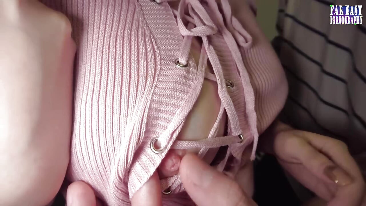 Secret Squeeze Bliss with a Shy J Cup Tease Hiding Her Massive Curves for a Sneaky Finish Phase.3
