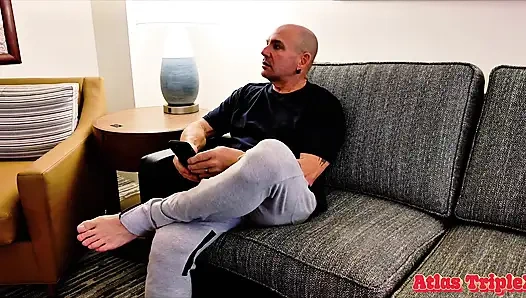 Seksi fışkırtmalı nine üvey oğlunu sikiyor