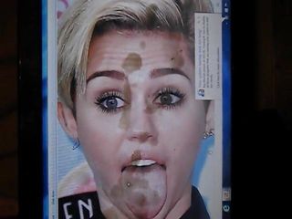 Sperma eerbetoon Miley Cyrus