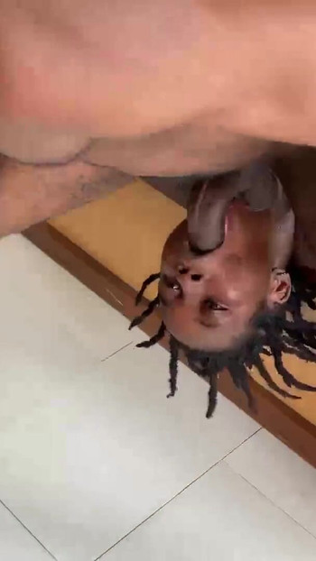 Powerful moment from "All black threesome"