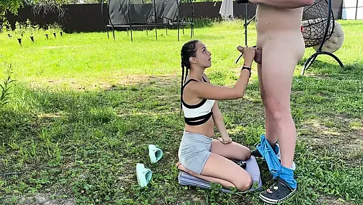 She felt the tension between them building