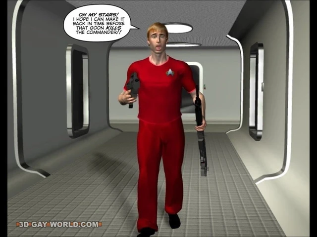 FIRST ANAL CONTACT 3D Gay Cartoon Comic Anime Story