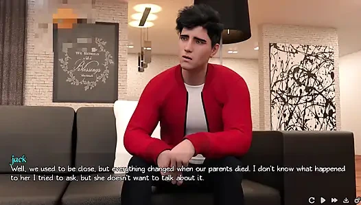 Saf aşk #1: Jack Ava, Eve ve Lily ile akşam yemeği yedi