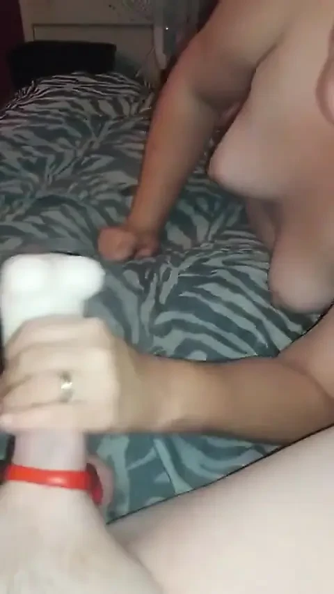 Stroking Daddy for My Special Treat
