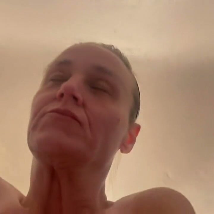 All frontal of me riding and cuming and him pounding me on my back till he fills me and of course showing my creampie prize