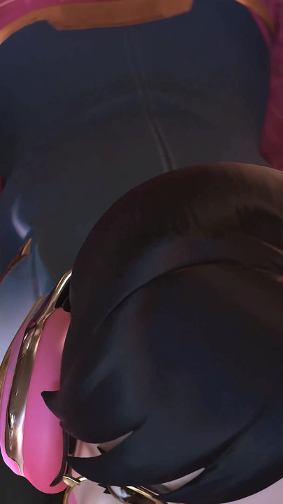 Overwatch D.va Bad Girl Academy - Ruins Test, Takes Mentor’s Cock Deep in Ass