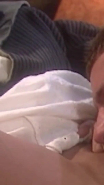 Memorable moment from "Housewife takes neighbor's cock in her mouth"