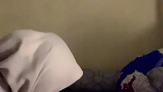 Fucking my stepsister's cock when it's quiet