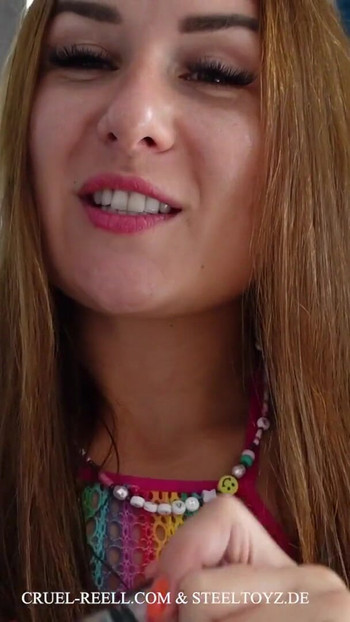 Unforgettable moment from "Intense Stimulation with Steeltoyz Screw Head Nipple Suckers - Cruel Reell's Secret Tip"