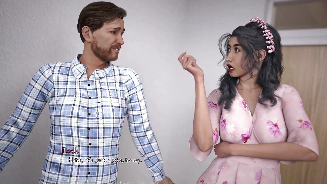 Having a Hard Time - Transsexual Jane Sonha em foder Larissa em frente de Noah &farah