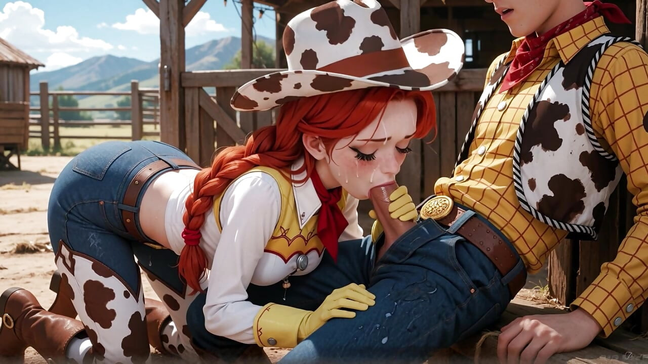 Sex on the ranch porn in Spanish - AI porn