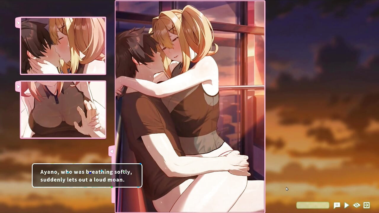 Permainan hentai - summer clover - seks ferris wheel - ngentot memek cewek hot rambut pirang di ferris wheel